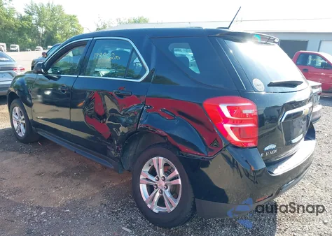 2017 Chevrolet Equinox Ls из США, поврежденный, VIN 2GNALBEK8H1555707